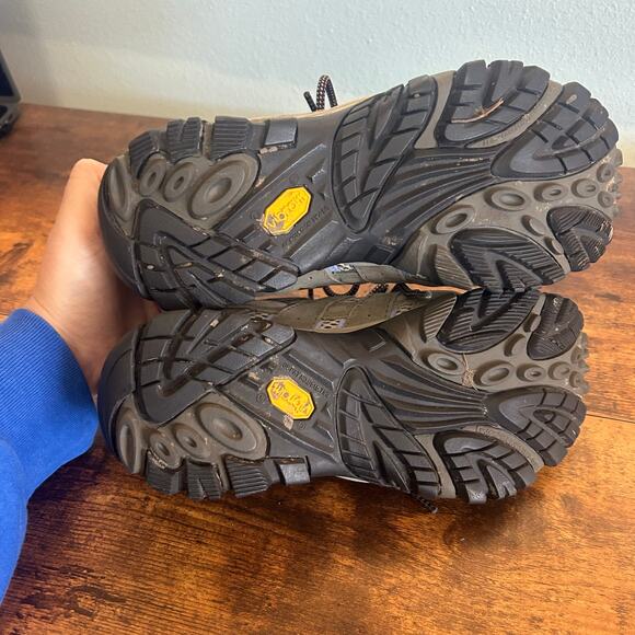 Merrell Moab 2 Vent Hiking Shoes Dusty Olive Women's 8 Vibram Select Dry - Picture 5 of 11